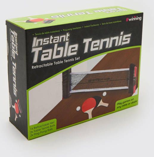 boohoo Instant Table Tennis, Clear