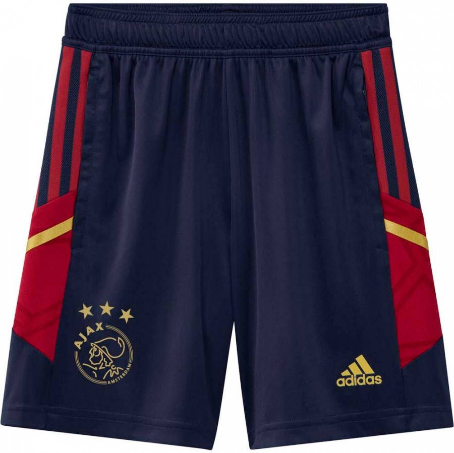 Adidas Kids adidas Ajax Trainingsbroekje 2022 2023 Kids Donkerblauw Donkerrood Goud online kopen