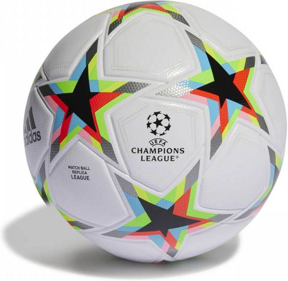 adidas Voetbal Champions League 2022 League Wit/Zilver/Turquoise