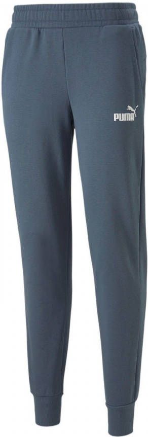 PUMA Essentials Logo Fleece Trainingsbroek Grijsblauw