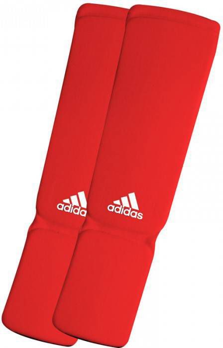 Adidas Elastische Scheenbeschermers Rood XL
