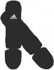 Adidas Boxing Scheenbeschermers Good S Zwart/wit online kopen