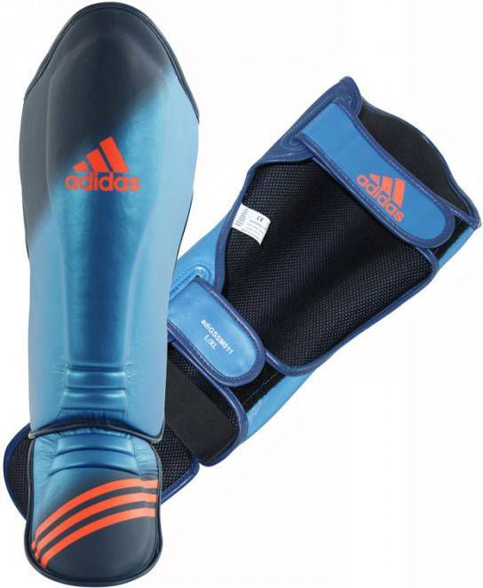 Adidas Speed Grappling Shin n Step Scheenbeschermer Blauw S