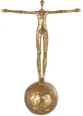 J-Line J Line Ornament Figuur op Bal Goud