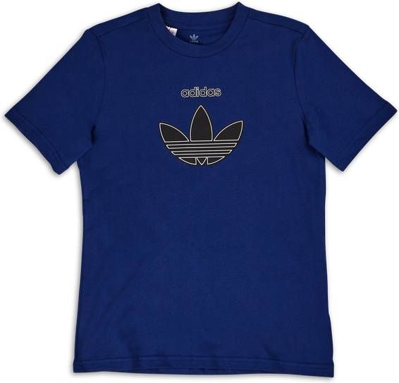 Adidas Boys Spirit Shortsleeve basisschool T Shirts Blue 100% Katoen