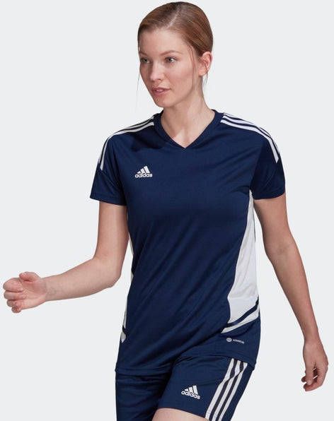 adidas Trainingsshirt Condivo 22 Navy/Wit
