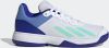 Adidas courtflash tennisschoenen wit/blauw kinderen online kopen