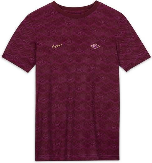 Nike Kids Nike KM Trainingsshirt Kids Bordeauxrood