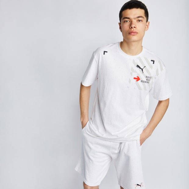 Puma Shortsleeve Tee Heren T Shirts