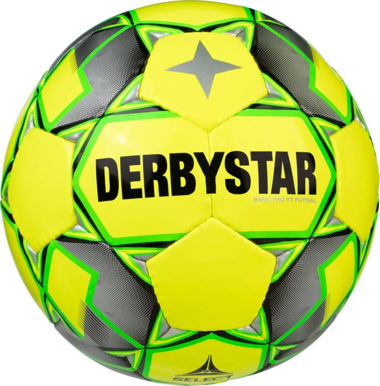 DerbyStar Futsal Basic Pro TT geel grijs groen 1741