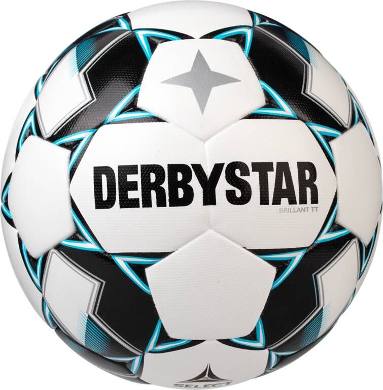 DerbyStar Voetbal Brillant TT DB wit blauw zwart 1147