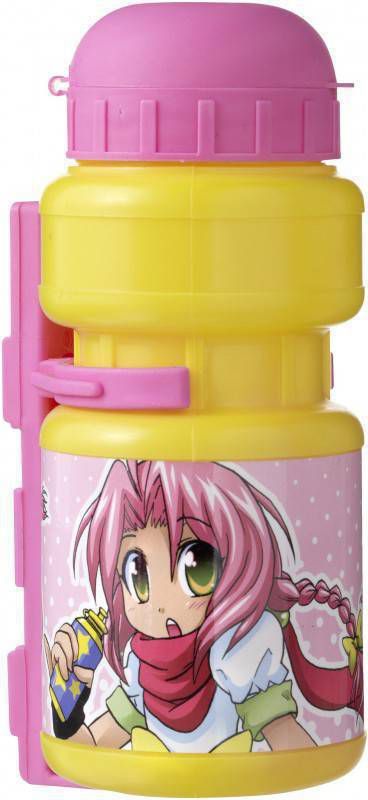 Pexkids Bidon Mila 375 Ml Geel/roze