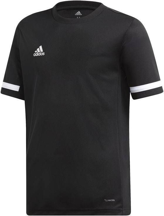 Adidas T shirt t19 ss jersey boys black white