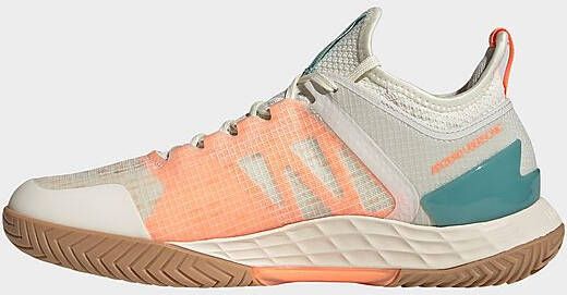 Adidas Adizero Ubersonic 4 Parley Tennisschoenen Off White/Cloud White/Beam Orange Dames