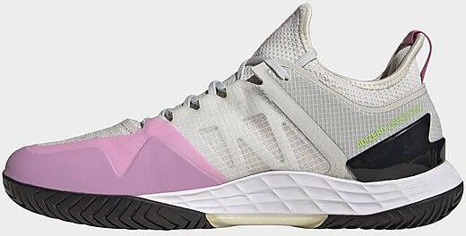 Adidas Adizero Ubersonic 4 Tennis Schoenen Crystal White/Silver Metallic/Pulse Lilac Dames