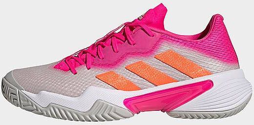 Adidas Barricade Tennisschoenen Grey Two/Solar Orange/Team Shock Pink Dames