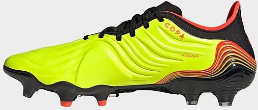 Adidas Copa Sense.1 Firm Ground Voetbalschoenen Team Solar Yellow/Solar Red/Core Black Dames
