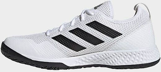 Adidas Courtflash Tennisschoenen Cloud White/Core Black/Cloud White Dames
