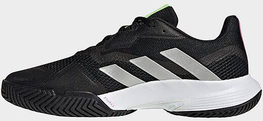 Adidas Courtjam Control Tennisschoenen Core Black/Silver Metallic/Cloud White Dames