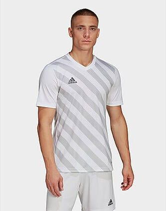 Adidas Entrada 22 Graphic Voetbalshirt White/Team Light Grey Heren