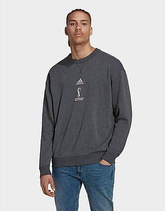 Adidas FIFA World Cup 2022 Official Emblem Sweatshirt Dark Grey Heather Dames