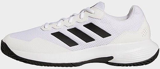 Adidas Gamecourt 2.0 Tennisschoenen Cloud White/Core Black/Cloud White Dames