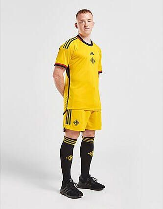 Adidas Northern Ireland 2022 Away Shorts Yellow Heren