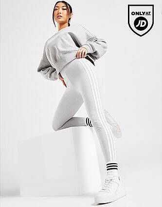 adidas Originals Linear High Waist Leggings Grey Dames