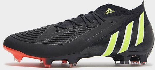 Adidas Predator Edge.1 Firm Ground Voetbalschoenen Core Black/Team Solar Yellow/Solar Red Dames