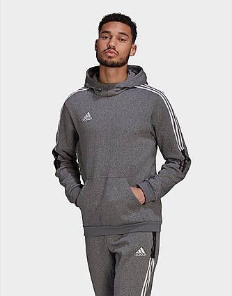 Adidas Tiro 21 Sweat Hoodie Grey Four Mel Sld Heren