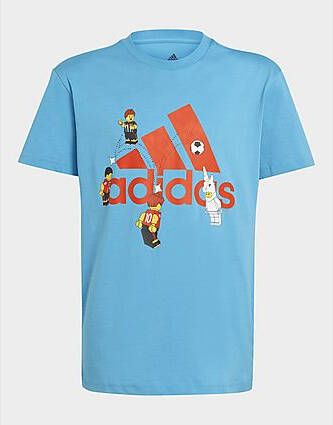 Adidas x LEGO Football Badge of Sport Graphic T shirt Fresh Splash