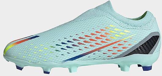 Adidas X Speedportal.3 Veterloze Firm Ground Voetbalschoenen Clear Aqua/Power Blue/Power Blue
