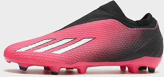 Adidas X Speedportal.3 Veterloze Firm Ground Voetbalschoenen Team Shock Pink 2/Zero Metalic/Core Black Dames