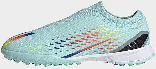 Adidas X Speedportal.3 Veterloze Turf Voetbalschoenen Clear Aqua/Power Blue/Power Blue