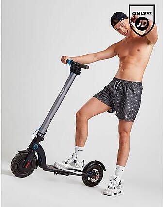 Nike All Over Print Swim Shorts Grey Heren