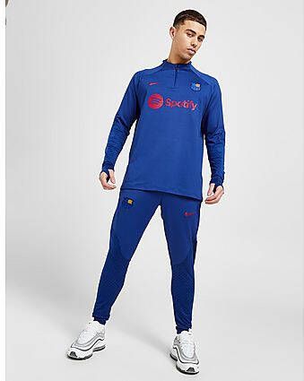 Nike FC Barcelona Strike knit voetbalbroek met Dri FIT voor heren Deep Royal Blue/Noble Red Heren