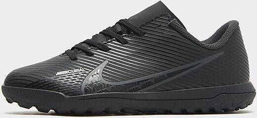 Nike Jr. Mercurial Vapor 15 Club TF Voetbalschoenen voor kleuters/kids(turf) Black/Summit White/Volt/Dark Smoke Grey