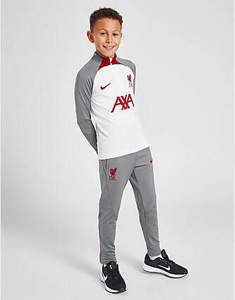 Nike Kids Nike Liverpool FC Strike Nike Dri FIT knit voetbalbroek voor kids Smoke Grey/Tough Red