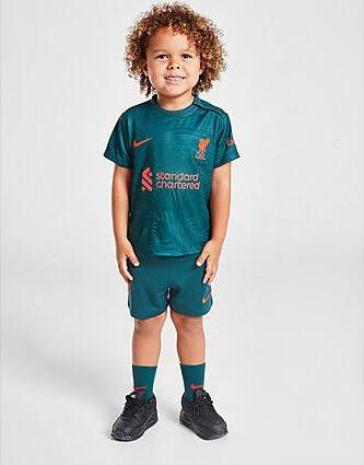 Nike Liverpool FC 2022/23 Derde Voetbaltenue met Dri FIT voor baby's/peuters Dark Atomic Teal/Rio Teal/Siren Red