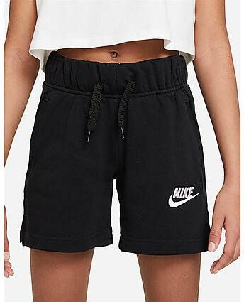 Nike Meisjes Sportswear Club French Terry Shorts Junior Black/White Kind