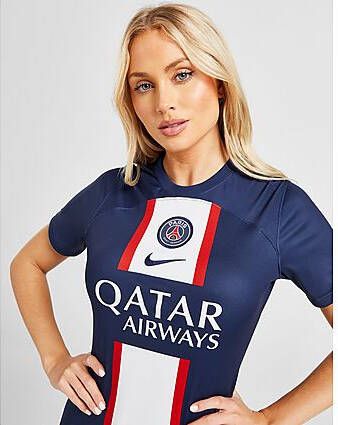 Nike Paris Saint Germain 2022/23 Stadium Thuis voetbalshirt met Dri FIT voor dames Midnight Navy/White/Midnight Navy Dames