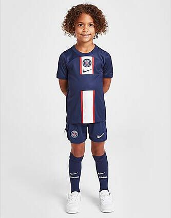Nike Paris Saint Germain 2022/23 Thuis Voetbaltenue voor kleuters Midnight Navy/White/Midnight Navy