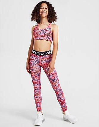 Nike Pro Dri FIT Legging voor meisjes Rush Pink/White Kind