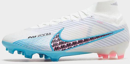 Nike Zoom Mercurial Superfly 9 Elite FG White Heren