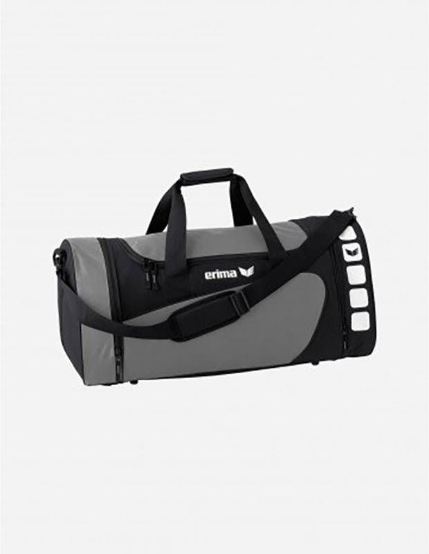 Erima sporttas club 5 line grijs/zwart 76 liter