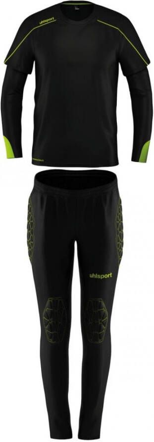 Uhlsport Stream Goalkeeper Set Jr Zwart