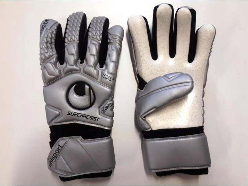 Uhlsport SUPER RESIST HN Keepershandschoenen Kids Grijs Zilver