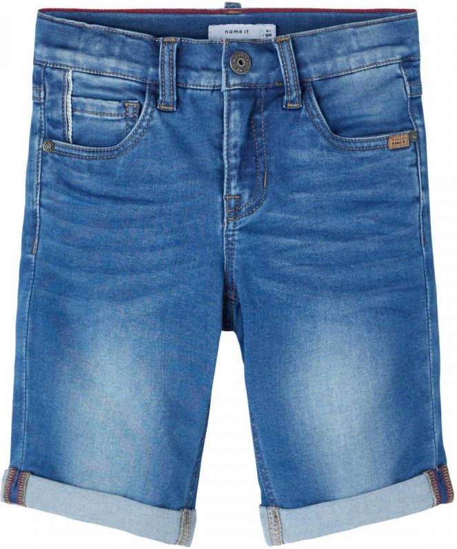 name it Jeans Boys Theo Xsl Denim L Shorts 6622 Cl Blauw