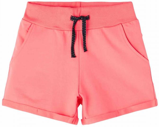 name it ! Meisjes Korte Broek -- Roze katoen met elasthan/viscose