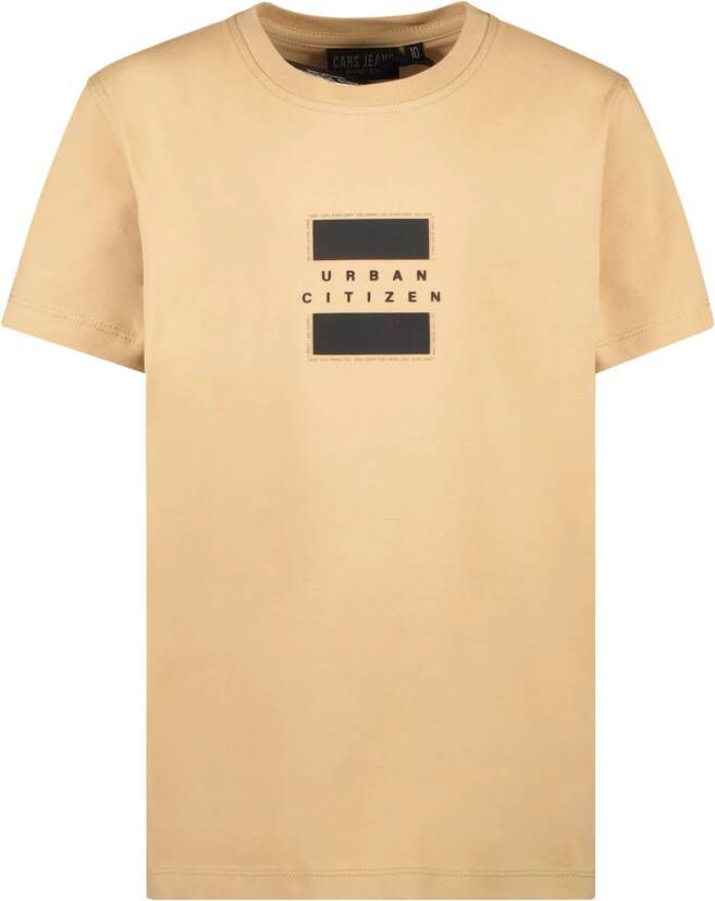 Cars ! Jongens Shirt Korte Mouw -- Khaki Katoen